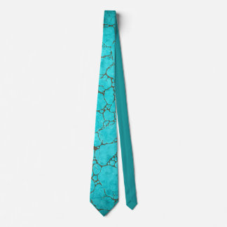 Cravate turquoise