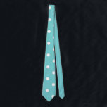 Cravate turquoise de point de polka de ciel<br><div class="desc">Cette nuance magnifique de bleu pourrait être trouvée dans un ciel n'importe quel jour donné, comme le ciel change des tonalités fréquemment. En tous cas nous ne pourrions pas résister lui donner un nom d'amusement comme le ciel turquoise. Nous naturellement, fait un motif de point assorti de polka pour vous...</div>