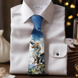 Cravate Turquoise et Blue Fantasy Dragon Garçon d'Honneur<br><div class="desc">Ajoutez une touche de fantaisie à votre tenue avec cette cravise turquoise et bleue à motif de dragon celtique pour hommes. Avec une illustration majestueuse de dragon, cette cravate correspond à ma suite d'invitation de mariage sur le thème des dragons et est parfaite comme cadeau pour les garçons d'honneur ou...</div>