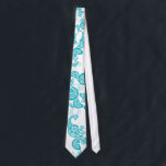 Cravate Turquoise Peacock Floral Paisley Élégant<br><div class="desc">Conçu par fat*fa*tin. Facile à customiser avec votre propre texte,  photo ou image. Pour des demandes personnalisées,  veuillez contacter fat*fa*tin directement. Des frais personnalisés s'appliquent. www.zazzle.com/fat_fa_tin www.zazzle.com/color_therapy www.zazzle.com/fatfatin_blue_knot www.zazzle.com/fatfatin_red_knot www.zazzle.com/fatfatin_mini_me www.zazzle.com/fatfatin_box www.zazzle.com/fatfatin_design www.zazzle.com/fatfatin_ink</div>