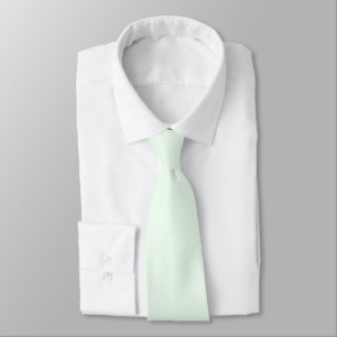 Cravate Turquoise Vert Doux Pale Blanc Pastel Couleur Soli