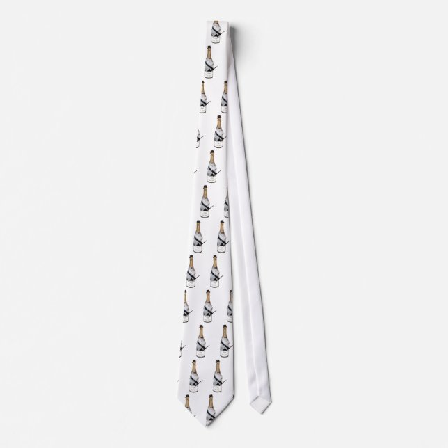 Cravate Tuxedo Champagne Necktie (Devant)