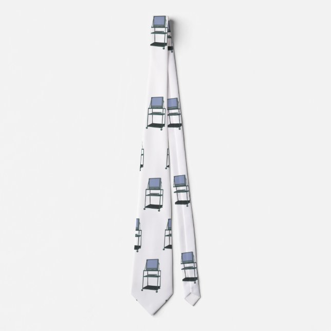 Cravate TV et chariot VCR Classe 80s 90s Funny School (Devant)