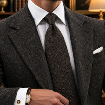 Tweed Charbon Héritage Texture