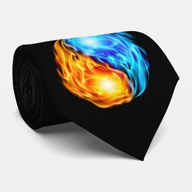 Cravate Twin Flames (Roulé)