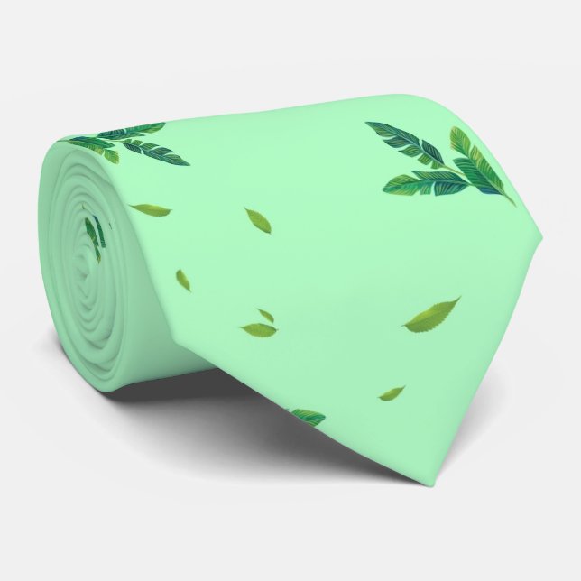 Cravate Twist de sprint vert menthe (Roulé)