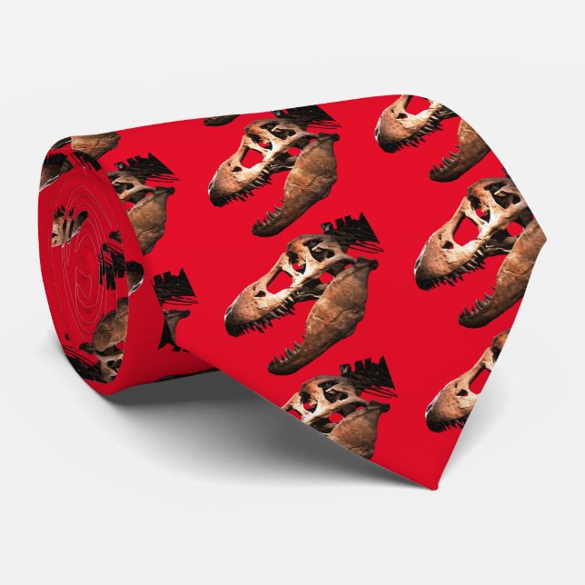 Cravate Tyrannosaurus rex (Roulé)