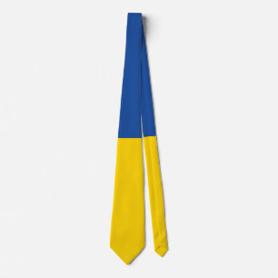 Cravate Ukraine Drapeau, Pays Ukrainien Cadeau Patriotique