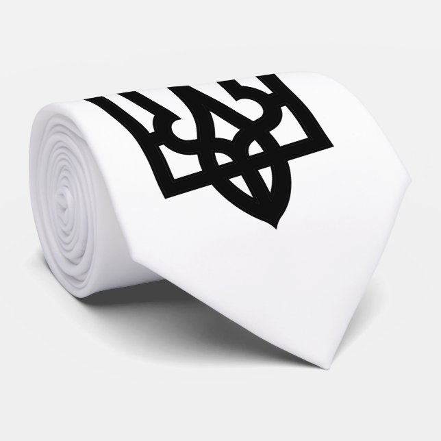 Cravate Ukrainien Tryzub (Roulé)