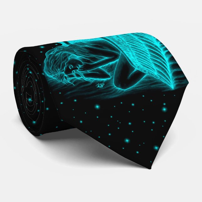 Cravate Un ange endormi (Roulé)