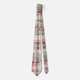 Cravate Une série de dessins floraux tartan de Noël #15
