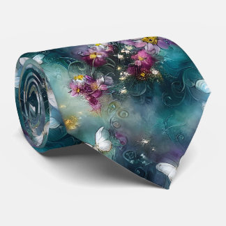 Cravate Une série mystique de papillons 11