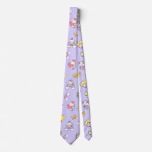 Cravate Unicorne Rainbow Star Lumière Purple Thème