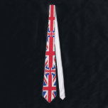 Cravate Union Jack - Drapeau du Royaume-Uni<br><div class="desc">Maintenant,  vous pouvez avoir l'air d'avoir le drapeau du Royaume-Uni brodé sur votre T-shirt,  casquette,  ou bouton !  L'Angleterre,  l'Irlande,  l'Ecosse et le Pays de Galles sont représentés avec ce design,  texturé pour ressembler à un travail sur points.</div>