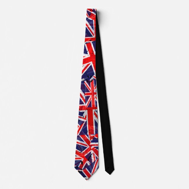 Cravate Union Jack Flag | UK Flag | British Flag |   (Devant)
