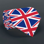 Cravate Union Jack - Royaume-Uni - drapeau britannique<br><div class="desc">Drapeau britannique / Royaume-Uni</div>
