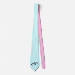 Cravate Uniquement Arrière - plan couleur - rose bleu clai