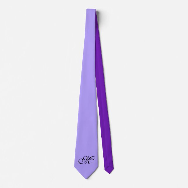 Cravate Uniquement Arrière - plan couleur - violet violet  (Devant)