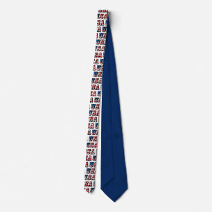 Cravate USA Text Necktie