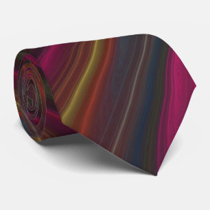 Cravate Vagues de Sable Doux Colorées
