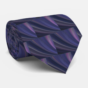 Cravate Vagues de sable mou violet