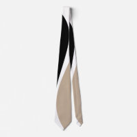 Vagues simples 2 - Taupe, noir et blanc
