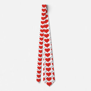 Cravate Valentine Hearts