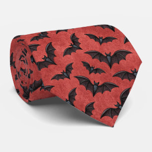 Cravate Vampire Halloween Motif