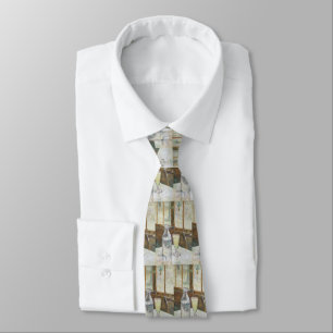 Cravate Van Gogh Classique Café Parisien Absinthe Art