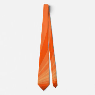 Cravate Vanille rouge orange Abstraite moderne Fractale gr