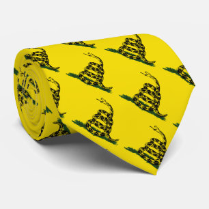 Cravate Variante du drapeau de Gadsden