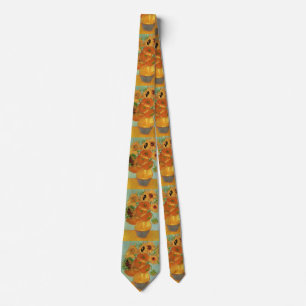 Cravate Vase avec douze tournesols de Vincent van Gogh