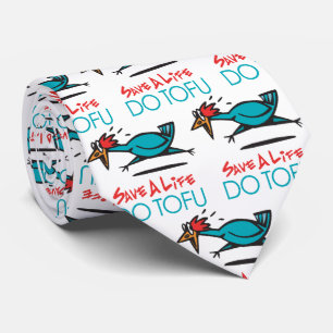 Cravate Végétarien de tofu humoristique