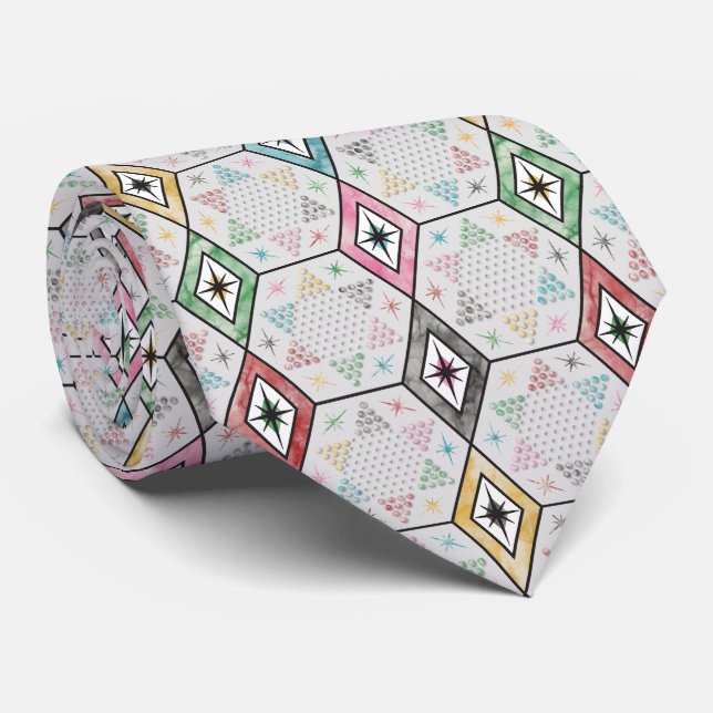 Cravate Vérificateurs chinois rétro (Roulé)