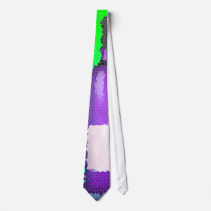 Cravate verre à vin et bouteille : vitrail