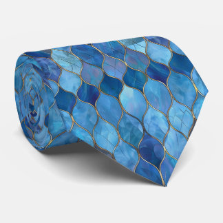 Cravate Verre bleu chrétien