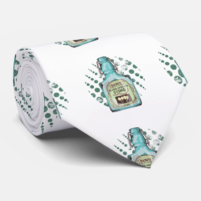 Cravate Vers aveugles piquant Shakespeare Macbeth (Roulé)