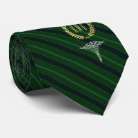 Vert décoré d'un monogramme professionnel Médicale