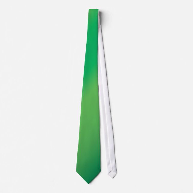 Cravate Vert émeraude dégradé (Devant)