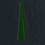 Cravate vert foncé solide<br><div class="desc">Cravate vert foncé pour lui.</div>