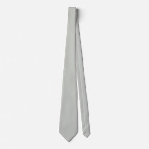 Cravate Vert gris clair uni