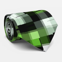 Vert noir blanc Motif tendance