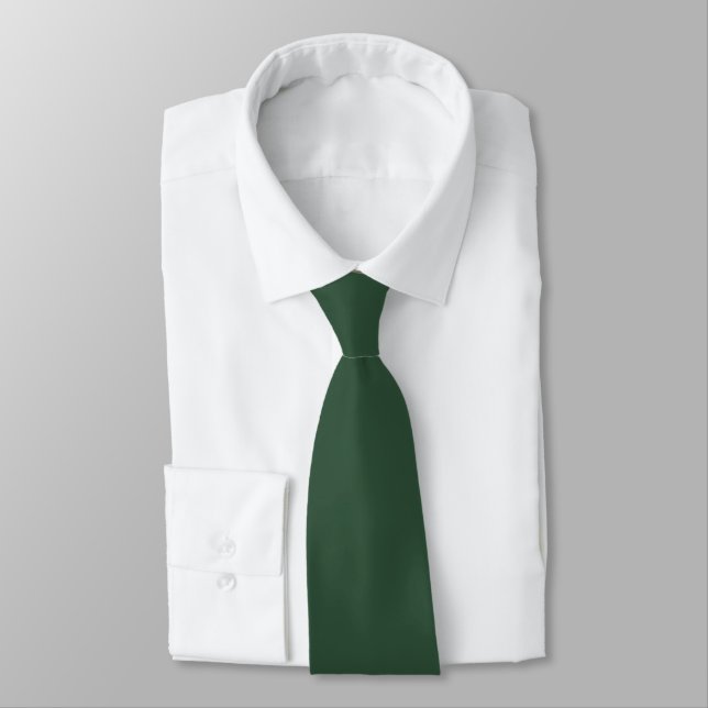 Cravate Vert Pin (Attaché)