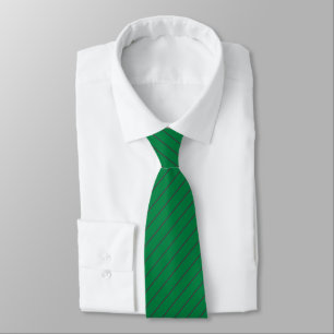 Cravate Vert printemps fort avec rayures gris charbon