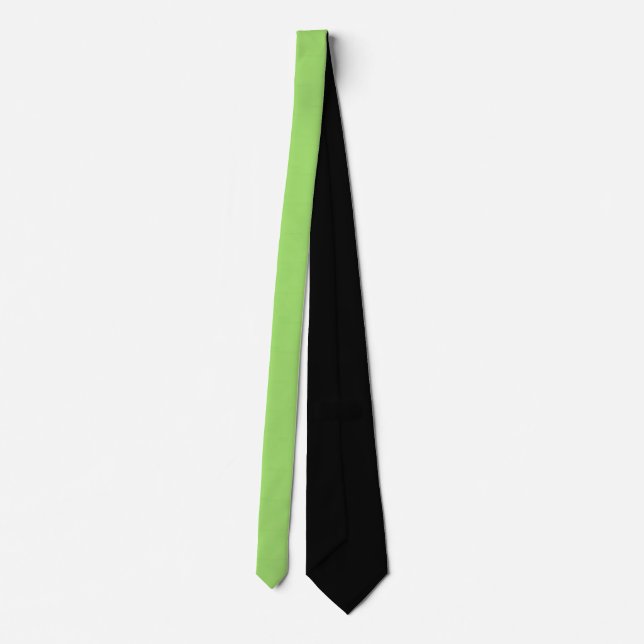 Cravate Vert solide (Dos)