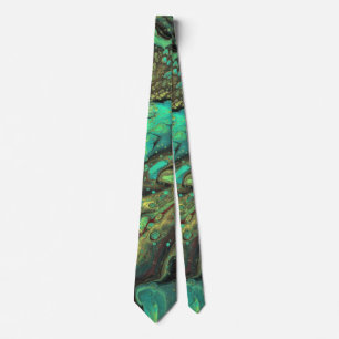 Cravate verte audacieuse Yakety 2