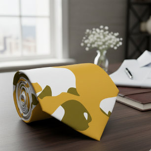 Cravate verte camouflage militaire américaine