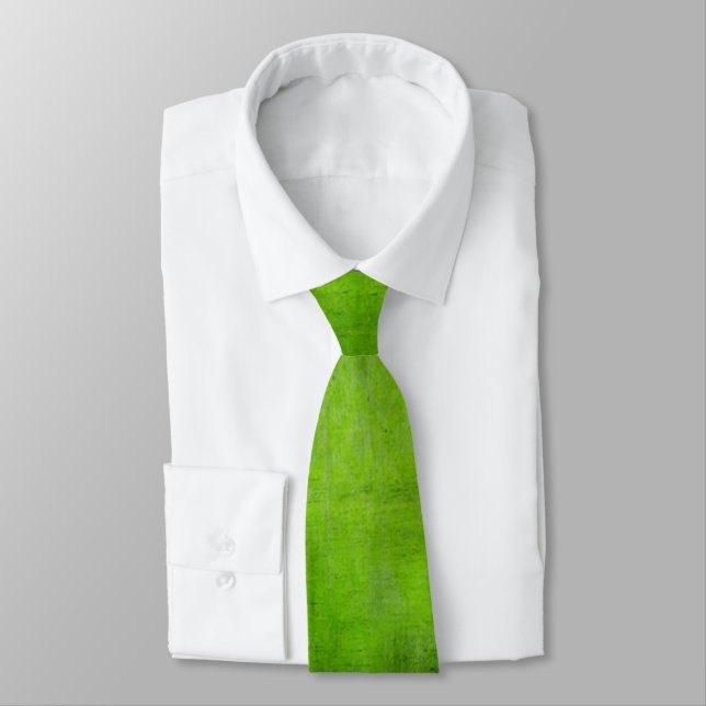 Cravate verte en détresse pour la Saint-Patrick (Attaché)