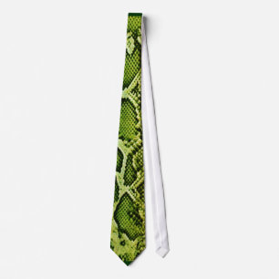 Cravate Verte Snakeskin