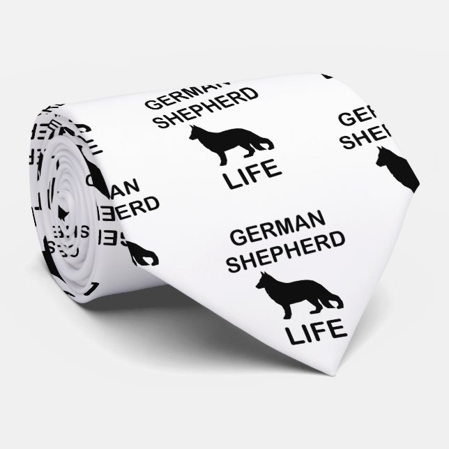 Cravate vie de berger allemand (Roulé)